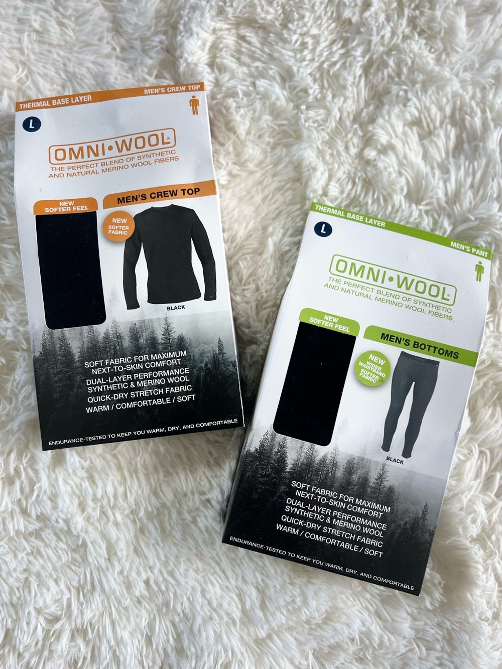 Omni-Wool Men’s Base Layer Set
